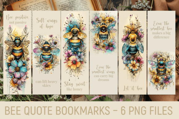 Download Bee Quote Bookmarks – Printable Set - Premium Resources