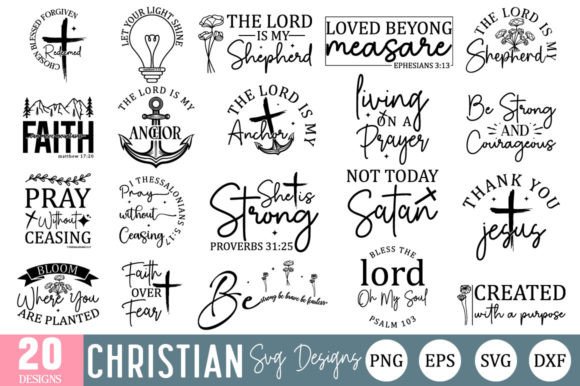 Download Christian SVG Bundle, Bible Quotes SVG - Quote Collection
