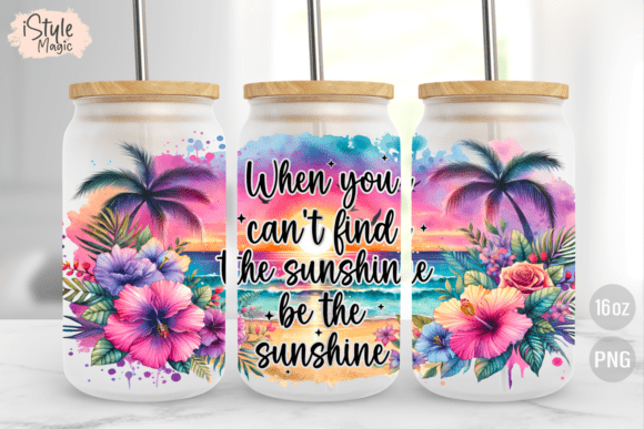 Download Inspirational Quote 16oz Glass Can Wrap - Premium Resources