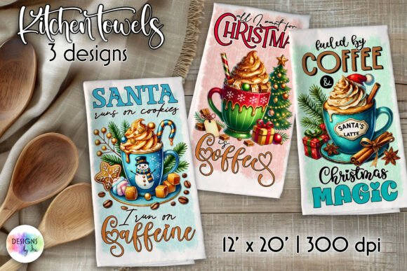 Download Christmas Coffee Kitchen Towels, Quotes - Quote Collection